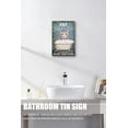 thumbnail image 2 of Metal Tin Retro Sign Wash Your Paws Cat Metal Poster, Kitten Metal Sign, Funny Cat Wall Art, Bathroom Hanging Decor, Home Decor, Funny Toilet Tin Sign Bathroom Wall Art 5.5 x 8 In, 2 of 7