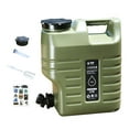 thumbnail image 2 of tamizeot Contenant Portable d'Urgence pour Stockage d'Eau, Randonnée, Seau de Boisson avec Robinet à Bec, Boissons Inodore Vert 30x16x35cm 12L, 2 of 6