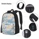 thumbnail image 3 of Fotbe Animals Travel World Map Set Escolar 3 en 1 para Niños - Mochila Duradera con Lonchera Aislante y Estuche para Lápices - Mochila Escolar para Niños y Niñas, 3 of 7