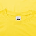 thumbnail image 5 of Yellow Popular Womens Clothes 2024, Cotton Womens Oversized Tee Shirts, Short Sleeve Dress Shirts for Women, Androgynous Clothing, Solid Work Solid Color Blouses for Women Dressy Casual, 5 of 8