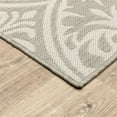 thumbnail image 2 of Oriental Weavers Portofino Indoor/Outdoor Rug - 1831H - 9'10" x 12'10" - in Grey/ Ivory - Classic Casual Style, Water, Stain and Fade Resistant, Hose Clean, Patio, Outdoor Living Area Rug, 2 of 2