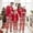 Red, variant on Family Matching Christmas Pajamas Christmas Tree Print Long Sleeve Tops Long Pants Sleepwear