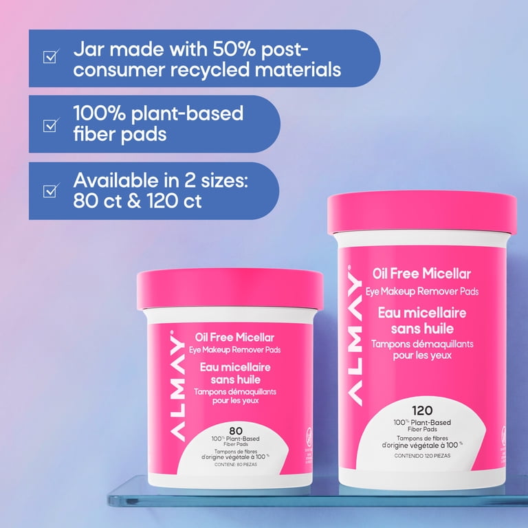 Almay Oil Free Micellar Eye Makeup Remover Pads, 120 Count photo 7