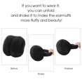 thumbnail image 3 of Ear Muffs for Women, Foldable Winter Faux Furry Earmuffs, Adjustable Soft Ear Warmer Covers, 3 of 5
