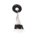 thumbnail image 5 of Pesca 10pcs Topes de Pesca Tope de Goma Negra Espacio de Pesca Frijoles Carpa Flotador, 5 of 5