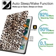thumbnail image 4 of DuraSafe Cases iPad 2 3 4 Gen [ iPad 4th iPad 3rd iPad 2nd Old Model ] 9.7 Inch MD522LL/A MD525LL/A MD516LL/A MG932LL/A MG942LL/A Profile Viewing Angle Stand Printed Flip Cover - Leopard, 4 of 6