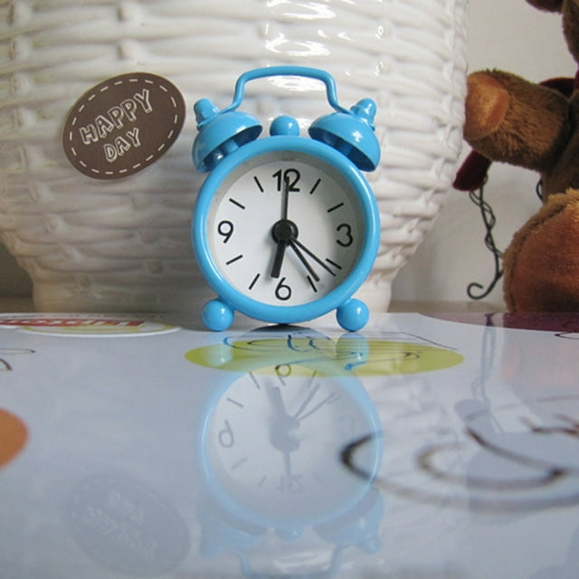 LSLJS Mignon Mini Réveil en Métal Petit Réveil Électronique Petit Réveil, Accessoires pour la Maison
