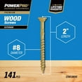 thumbnail image 4 of Hillman 48597 Premium Deck Screws Power Pro No. 8 X 2" L Star Flat Head 1 lb Ceramic Coated, 4 of 11