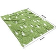thumbnail image 4 of Green Christmas Tree Pattern Blanket,Comfortable Soft Flannel Throw Blanket,All Season,Warm Lightweight Blankets for Sofa Bed Couch Living Room Chair,60"x80", 4 of 4
