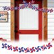 thumbnail image 5 of Guirnalda patriótica | Guirnalda de tela con la bandera estadounidense para la decoración del Día de la Independencia | Artículos para fiestas del 4 de julio, 5 of 5