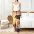 thumbnail image 4 of Bingfone Sunset Dancing Dolphin A Pattern Pajamas for Women,Pajama Pants with Pockets-X-Large, 4 of 6