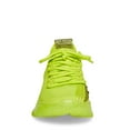 thumbnail image 4 of Steve Madden MAXIMA Lace Up Sneakers Neon Yellow Boyfriend Chunky Heel Sneakers (LIME, 6.5), 4 of 9