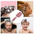 thumbnail image 6 of Unique Bargains 1 Pc Long Handle Hair Shampoo Brush for Head Massage 8.27"x2.76"x0.87" Pink, 6 of 6