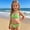E-236Green, variant on FAOWME Kids Girls Bikini Set Two Piece Sleeveless Halter Neck Solid Color Top And Swim Shorts Comfortable Fashion Swimwear For Pool Beach Party,Green,9-10 Years