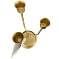 thumbnail image 4 of Home Decor Collection 3-Arm Gold Taper Candle Holder –  9", 4 of 6
