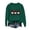 MO45-Sweatshirt-Green, variant on Lightweight Christmas Sweatshirts for Women Funny Gnome Crewneck Sweatshirt Loose Casual Drop Shoulder Pullover Tops XXL