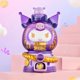 thumbnail image 4 of Sanrio New Spot Goods La maravillosa máquina para torcer huevos Damo de la familia, un lindo y hermoso adorno de perro Kuromi Pacha, 4 of 5