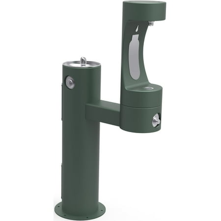 Elkay Lk4420bf1lfrk Ezh20 14" Floor Mounted Outdoor Bottle Filling Station - Green