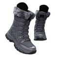 thumbnail image 3 of CAICJ98 Snow Boots Women Mid-Calf Boots 2025 New Cotton Walking Shoes Waterproof High-top Non-slip Winter Boots for Women (Grey,Size 7), 3 of 5