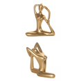 thumbnail image 1 of Figura de estatua de postura de yoga,Yoga Pose Estatua Estatuilla oro decoración del hogar,Resina Meditación Escultura Decoración ,Habitación escritorio Estante Estantería BLESIY Figura de estatua de postura de yoga, 1 of 7