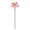 Pink, variant on QIUXUJ - 28cm Tall Matte Yellow Handmade Ceramic Everlasting Flower Decor with Metal Stem, Permanent Floral Vase Filler, Year-Round Tabletop & Interior Home Accent Ornament (E)
