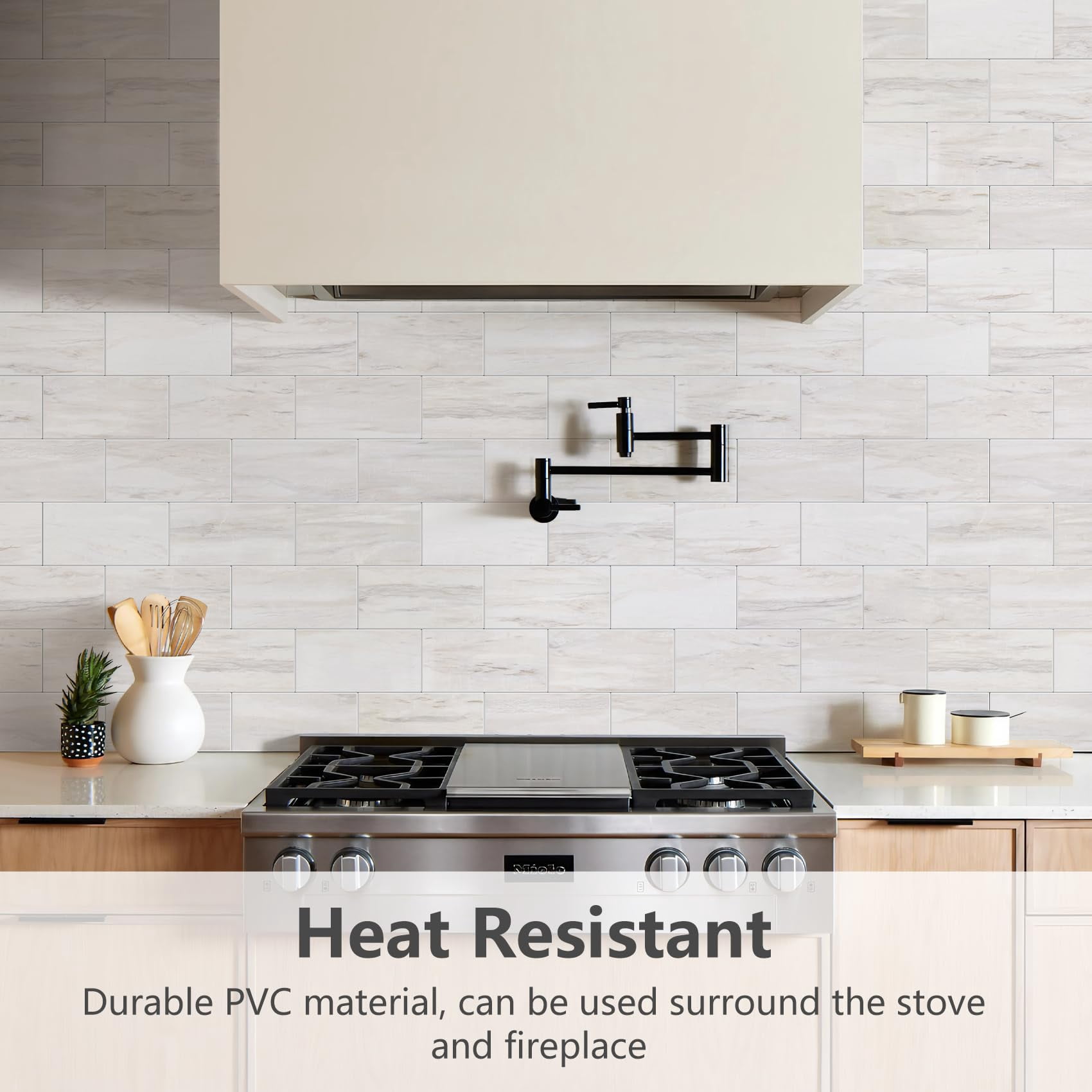 Subway Tile Peel And Stick Backsplash  Glossy Light Brown Pvc Self Adhesive On For Kitchen Bathroom(10 Sheets)