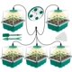 thumbnail image 1 of Kit de 5 mini invernaderos CHAO para plantas con luz solar de espectro completo, 1 of 5