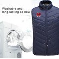 thumbnail image 6 of Women's Plus Size Heated Vest with 9 Zone Heating Rechargeable Battery for Outdoor Winter Activities, 6 of 6