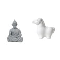 thumbnail image 1 of Estatua de Buda de caballo de Harmony Sun Wukong, escultura decorativa de animal en miniatura para habitación y oficina, 1 of 8