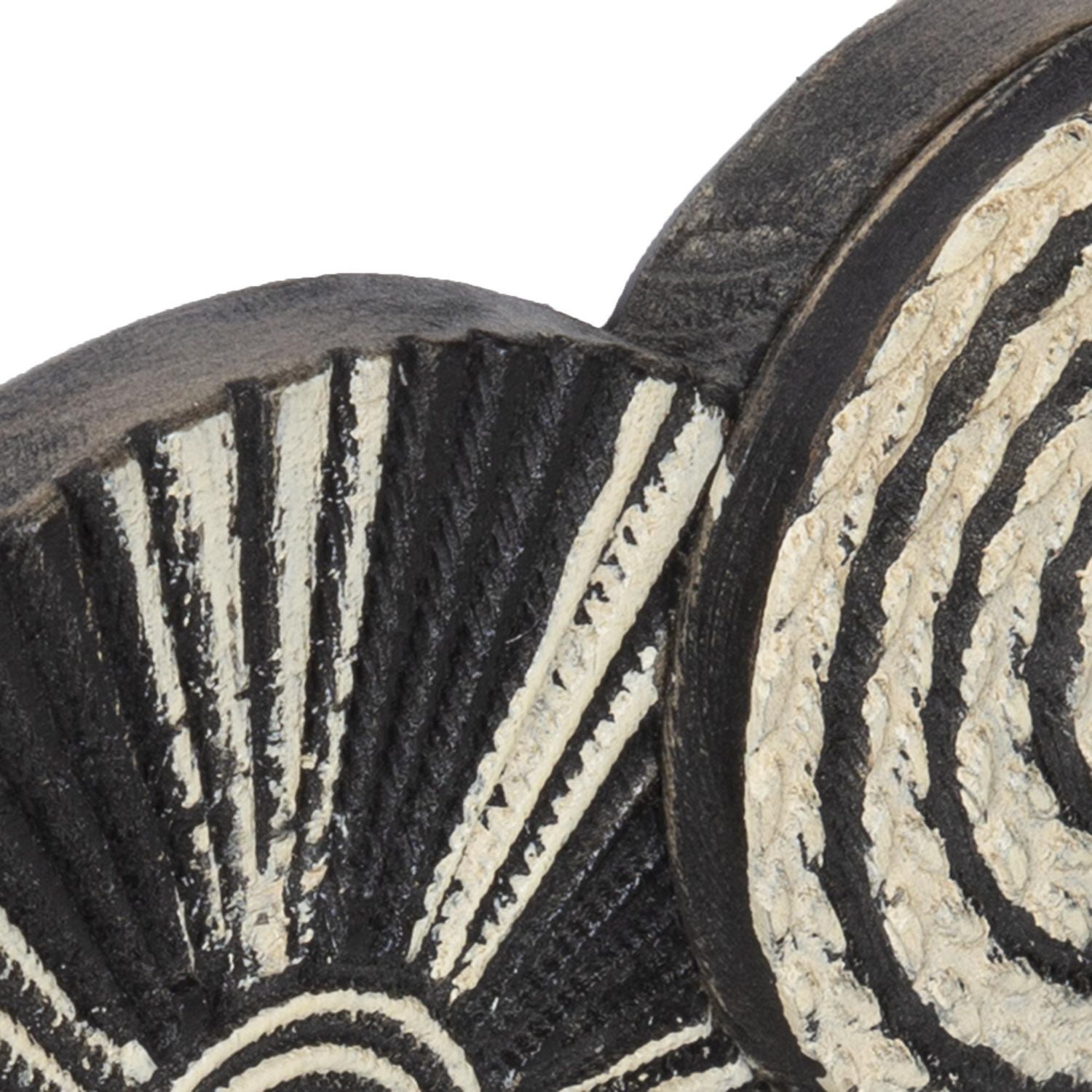 Ensemble de plaques Spinoza avec crochets de hometrends, noir/naturel