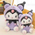 thumbnail image 3 of Muñeco de peluche grande de Sanrio, Kuromi, Morado, diablo, Kawaii, sofá, almohada de dormitorio, niña, Día de San Valentín, juguete de cumpleaños para niños, regalo, 3 of 3