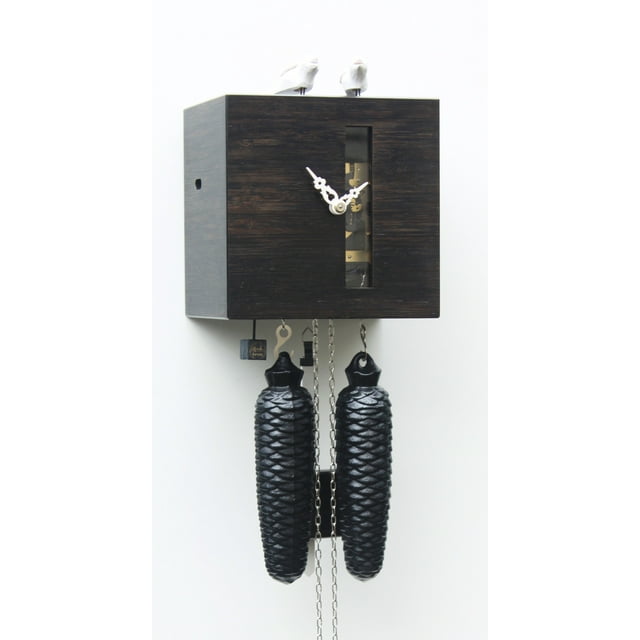 Horloge Coucou Moderne 8 Jours d'Autonomie, Bambou