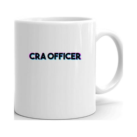 

Tri Color Cra Officer Ceramic Dishwasher And Microwave Safe Mug By Undefined Gifts