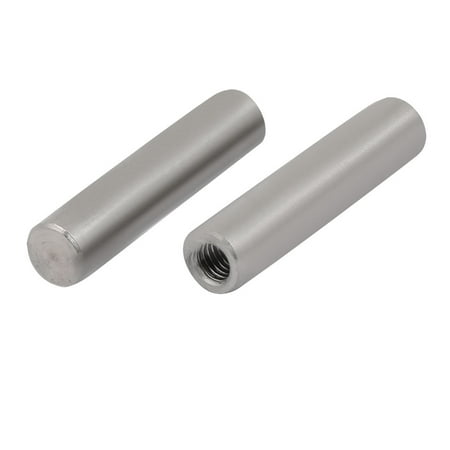 

Uxcell 304 Stainless Steel M6 Female Thread 10mm x 45mm Cylindrical Dowel Pin 2pcs