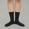 thumbnail image 7 of Womens Combed Cotton Color Thin socks Viscose- Breathable Soft Crew Casual Socks Comfort Gift 4 Pairs, 7 of 7