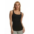 thumbnail image 2 of Felina Womens Cotton Ribbed Tank Top 3-Pack, 2 of 3