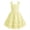 Yellow, variant on IBTOM CASTLE Girls Summer Dresses Sleeveless Cami Dress Spaghetti Straps Birthday Party Casual Fancy Midi 2 Layerr Sundress Beach Square Neck Kids Smocked 9 Years Yellow