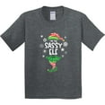 thumbnail image 3 of Inktastic Funny Christmas I'm the Sassy Elf with Shoes and Hat Youth T-Shirt, 3 of 5