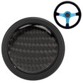 thumbnail image 4 of Car Steering Wheel Horn Button, Perfect Match Colorfast Carbon Fiber Heatproof Car Modified Parts  For  6  Steering Wheels, 4 of 8