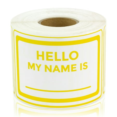 officesmartlabels 3 x 2 hello my name is labels for name tags