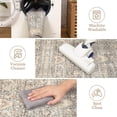 thumbnail image 5 of Washable Area Rugs, Beige Yellow 9'X12' Antique Distressed Large Rug for Living Room, Modern Non Slip Stain Resistant Vintage Print Accent Carpet Floor Mat for Bedroom Dining Office Farmhouse, 5 of 6