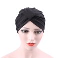 thumbnail image 4 of Fashion Ladies Soft Elastic Turban Hijab Head Wrap Chemo Cancer Indian Style Hat, 4 of 7