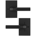 thumbnail image 5 of Kwikset 730MALRCT-514 Mirada Privacy Door Lever Set - Black, 5 of 7