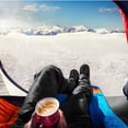 thumbnail image 3 of Down Booties Goose Down Socks Slippers Outdoor Indoor Tent Warm Soft Boots for Men and Women with Storage Bag, 3 of 12