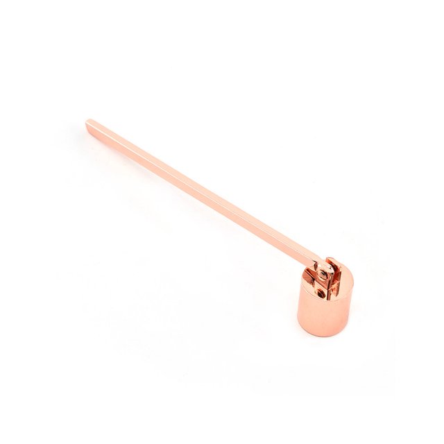 Kearding Apagavelas de mango largo, Manual doméstico, dispositivo de extinción de seguridad Simple, herramienta de extinción de mechas para apagar Conjuntos de muebles de dormitorio rosa dorado Kearding HA026000-04