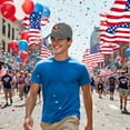 thumbnail image 5 of Eagle & Liberty – United States 250th Anniversary Hat, Adjustable Cotton Printed Patriotic Baseball Cap for Men Women (3pcs), 5 of 8