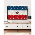 thumbnail image 5 of 4th of July Outdoor TV Cover 40 to 43 Inch Weatherproof, Red White Blue Striped Independence Day Star 600D Oxford TV Covers with Waterproof Zipper, Outside Flat TV Screen Protector 40"Wx25"Hx4.5"D, 5 of 7