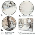 thumbnail image 3 of Designart "Snowy Forest Whispers" Snow Floater Framed Wall Art Living Room, 3 of 5