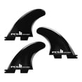 thumbnail image 4 of ZNGPNG Dual Tab II Medium Performer Fiberglass Reinforced Polymer Surfboard Fins 2/3/4/5 Fins Thruster (3 Fins) Dual Tab Blue Black, 4 of 6