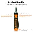 thumbnail image 3 of Walmeck 38 in 1 Household Labor Saving Ratchet Screwdriver Bit Set Multipurpose Tool Kit Hardware Tools Combination Wrenches Toolbox Hand Tool Sets, 3 of 7